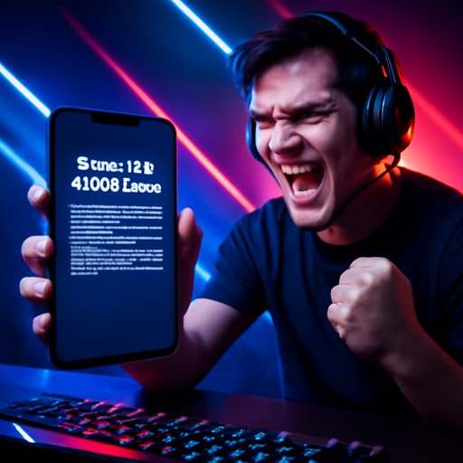 ck333 warning notice on mobile screen